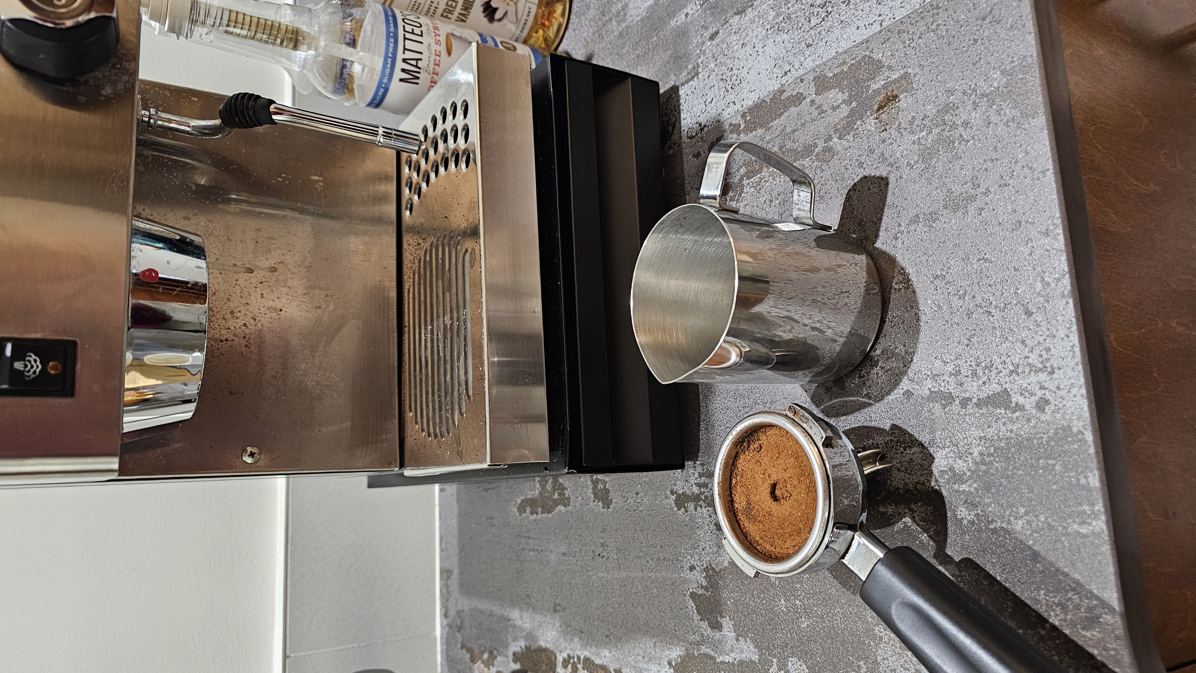 Espresso machine and coffee